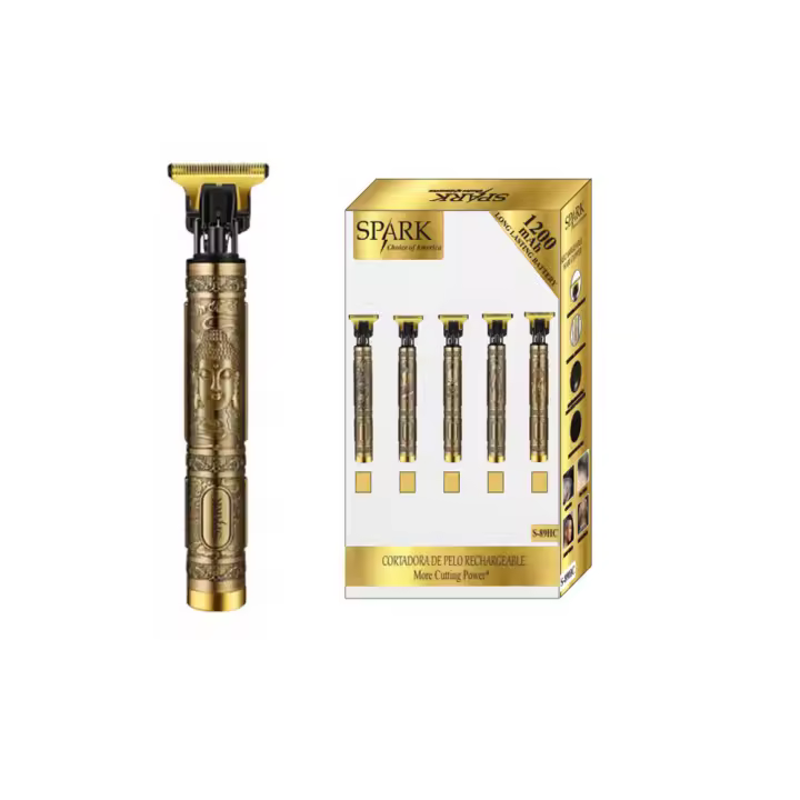 SPARK- CORTADORA DE PELO RECARGABLE. CARGA USB TIPO C. USO INALÁMBRICO. CUCHILLAS AFILADAS. LUZ INDICADOR DE CARGA. - 1