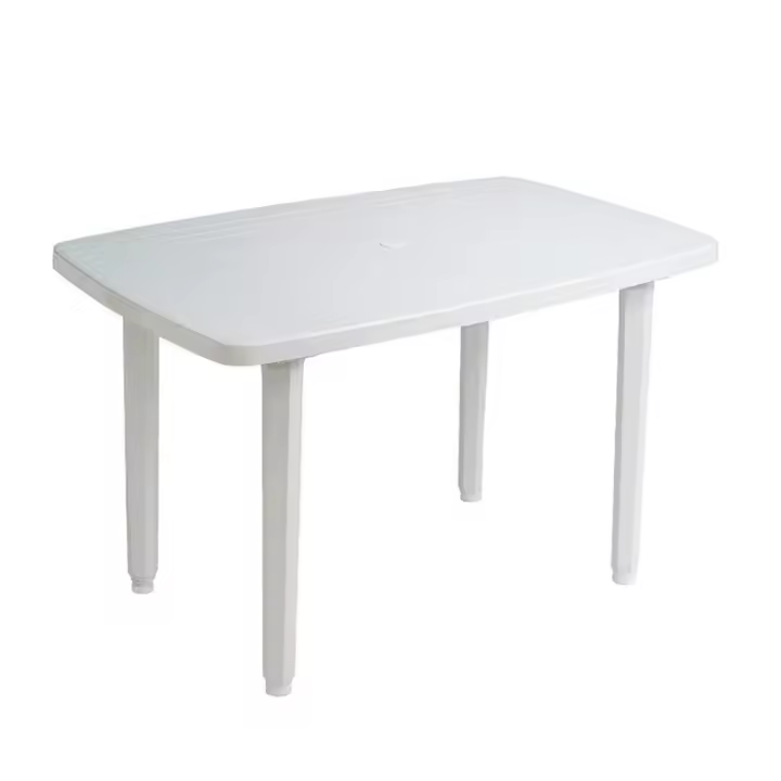 Mesa resina 140x90 cm blanca 4022 - 1