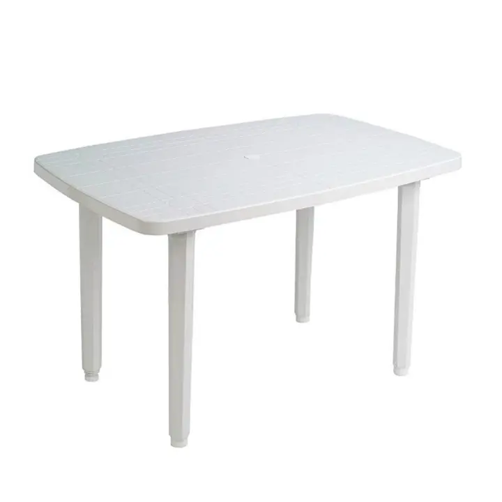 Mesa resina 140x90 cm blanca 4022 - 1