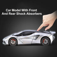 Coche De Juguete Diecast Lotus Eviya 1:24 Con Luz Y Sonido Puertas Abiertas Función De Retroceso Aleación Resistente Para Niños - details 9