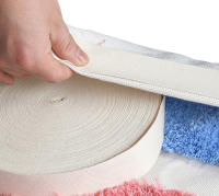 Cinta De Tela De Algodón Suave 5/10/15/20/50m Para Bordado Manual DIY Costura De Alfombra Enrollado De Borde Para Ropa Delantal Manos De Bolsa (Beige) - details 0