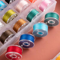 Juego De Bobines De Coser Caja Multicolor Hilo De Spool Máquina De Costura Accesorios De Costura Para Adultos Material De COTON - details 1