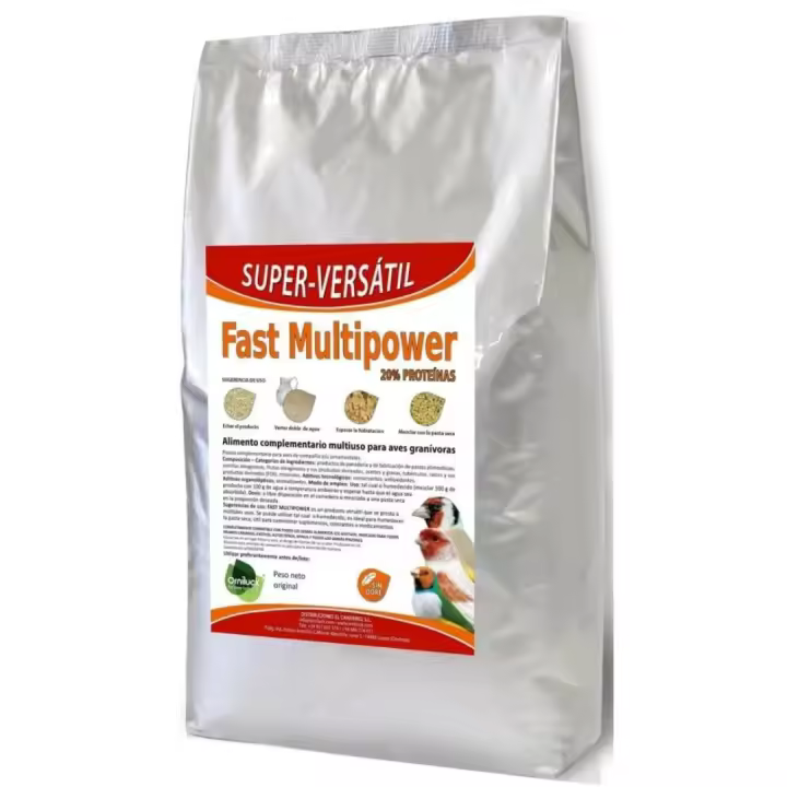 Fast Multipower PINETA 1 kg Sin doré, para aves - 1