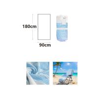 Toalla de playa toalla de piscina grande de secado rápido diseño geométrico para hombre, mujer , niños y niñas 90 x 180 cm - details 0