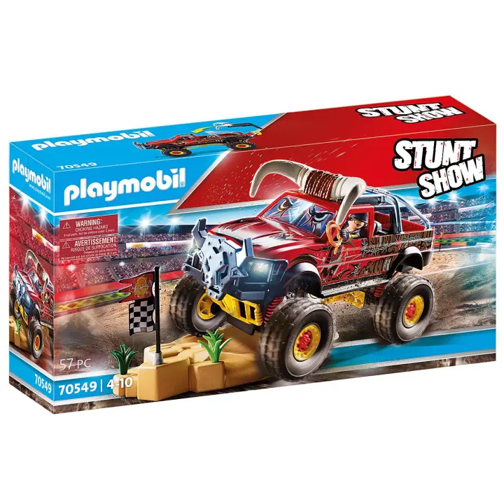 PLAYMOBIL  ESPECTÁCULO ACROBÁTICO: CAMIÓN MONSTRUOSO TORO, 70549, TIENDA CON LICENCIA OFICIAL - 1