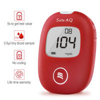 Glucómetro, 50 x Tiras Medidor Glucosa en Sangre, Medidor Sangre Glucosa en Sangre - mg/dL (Safe AQ Voice)（Monitor de glucosa mg/dL + 50 tiras reactivas + 50 agujas） - details 3