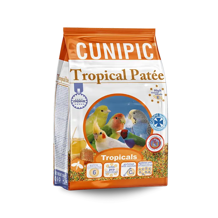 Cunipic Pasta de cría para pájaros tropicales 250g. - 1