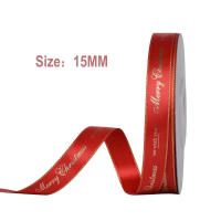 Cinta De Navidad De 5 Metros 15mm 25mm Satinada Para Embalaje De Regalos Y Decoración De Navidad DIY Artesanía Hecha a Mano - details 10