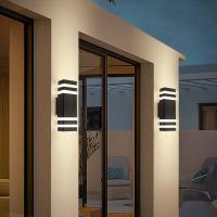 Lámpara De Pared Exterior LED Impermeable IP65 Con 2PCS Bombillas E27 Luz Decorativa Para Jardín 110V 220V Moderna Estilo - details 15