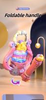 Varita Mágica Para Niñas Princesas Luz Reluciente Música Sticks Fae Little Fairy Regalos De Cumpleaños Juguetes Operado Por Batería - details 4