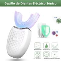 Cepillo De Dientes Eléctrico Para Adultos En Forma De U Automático 360° Limpieza Completa Blanqueamiento Carga Inalámbrica Impermeable - details 3