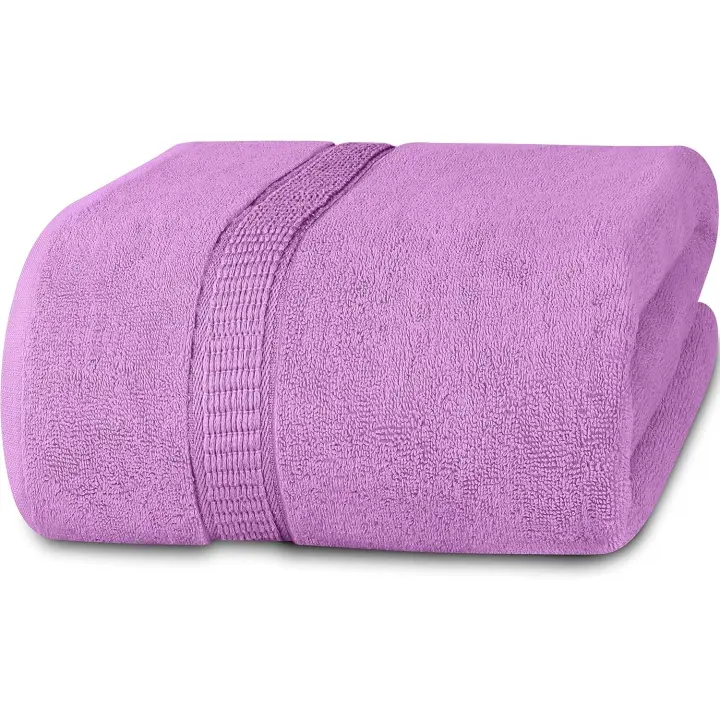 -Lujosa Toalla de baño Jumbo de 1 Pieza-600g/m², 100% Algodón Hilado en Anillo, Highly Absorbent y de Secado, Toallas de baño extragrandes - Toalla de Calidad de - 1