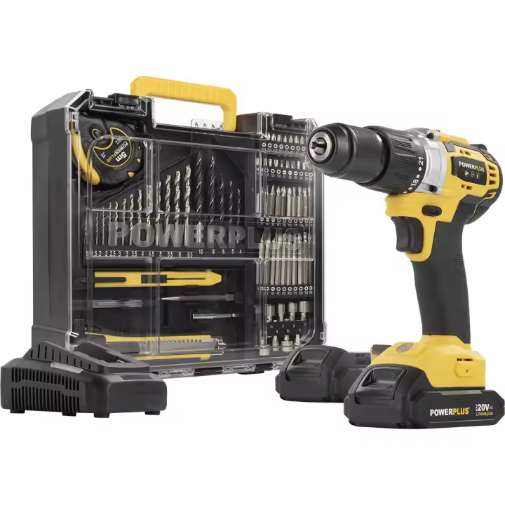 TALADRO ATOR.POWX00850 20V 2B 2AH+MAL+AC - 1