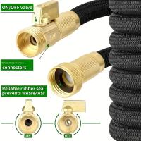 Conector Doble Metálico Expansible Para Riega De Jardín PVC Resistente a La Presión Agua Para Riego De Campo Lavado De Coche - details 1