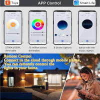 Lámpara De Pared Inteligente Smart Cube Ajustable En Ángulo Con Luz Arriba Y Abajo 16M+ Colores Dimmer Musica Sincronizado Compatible Con Alexa & Google Assistant - details 6