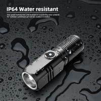 Linterna Portátil Recargable Zoom White Beam Light De Larga Distancia Tipo-C USB Para Exteriores Y Hogar Material De Aluminio Luz LED Impermeable - details 24