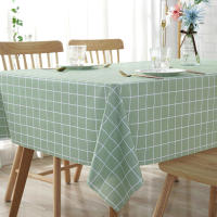 Mantel De PVC Grueso Y Rectangular Con Diseño De Cuadrícula Impermeable Y Resistente Al Aceite Para Cocina Y Comedor En Casa - details 7