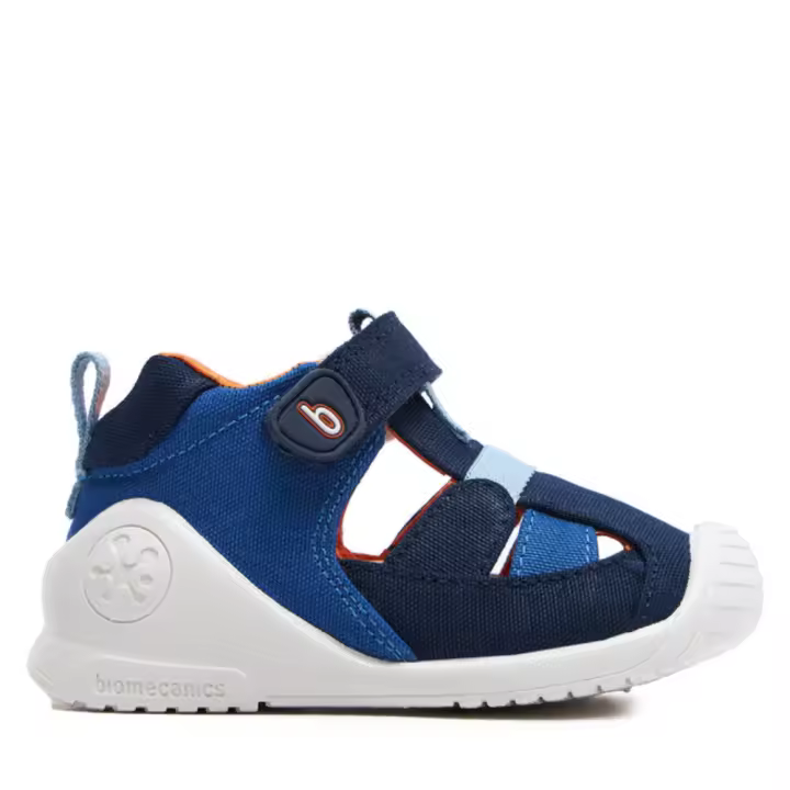 Sandalia lona Biomecanics para niño 242186 color azul - 1