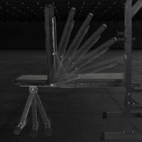 ALLINLIFE ESTACIÓN DE GIMNASIO, TORRE DE TRACCIÓN, CON BANCO PLEGABLE Y AJUSTABLE, MULTIFUNCIONAL, CULTURISMO, ENTRENAMIENTO EN CASA, ACERO DE ALTA CALIDAD, ENVÍO DESDE EUROPA - details 6