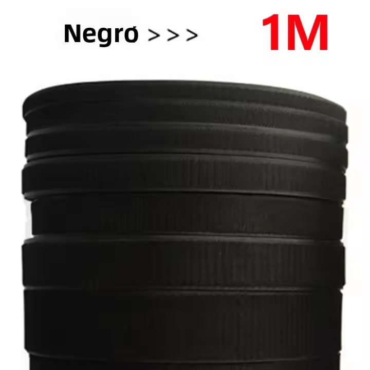 Cinta De Velcro Reutilizable Para El Hogar 1/5/25 Metros Ancho 20/25/30/50 Mm De Nylon Eco-amigable Resistente Al Calor Accesorios Para Costura DIY - 1