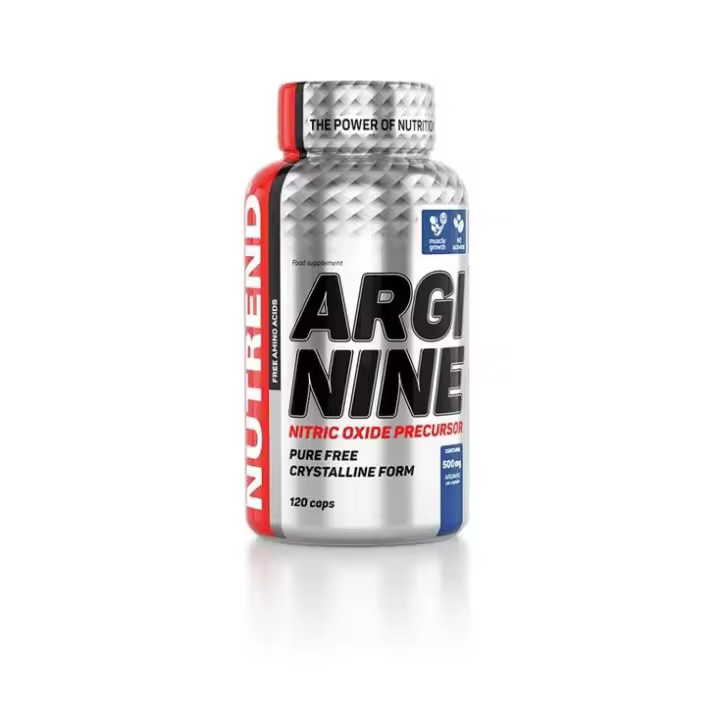 Nutrend Arginina 120 Cápsulas - Mejora Flujo Sanguíneo y Construcción Muscular - 1