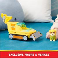 PATRULLA CANINA - AQUA PUPS - FIGURA DE ACCIÓN LA PATRULLA CANINA - Vehículo de Tiburón Martillo Transformable de Rubble con Figura de Acción Coleccionable - 6066158 - Juguetes Niños 3 Años + - details 2