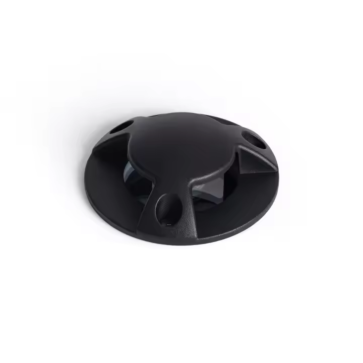 Ledkia Baliza Exterior LED 3W Empotrable Suelo Gimsha 3L Negro 3000K Blanco Cálido - 1