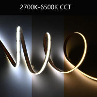 Kit Completo De Tira LED SMD 12V 5m 10m Mini Zigbee 3.0 COB CCT Doble Luz Blanca Dimmable Para Alexa Google Assistant SmartThings Con Control Remoto Y APP - details 0