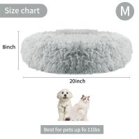Alfombra Redonda De 50cm Para Perro Grande Y Gato Alfombra De Verano Suave Y Cálida Para Mascotas Mediana Y Grande Con Peluche Largo - details 1