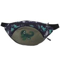 Bandolera, Bolso de hombro, riñonera de Dinosaur para niños (Verde) - details 0