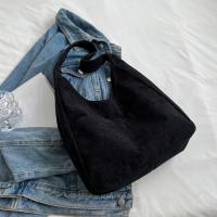 Bolso De Hombro Para Mujer En Tela De Corduroy Sólido 2023 Bolso De Mano Diseñador Casual Bolso Armpit Trend Para Mujer - details 11
