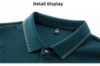 Camisa Polo De Larga Manga Para Hombre Marca De Lujo Algodón De Seda Con Estampado De Letras Casual Negocios Primavera Otoño - details 29
