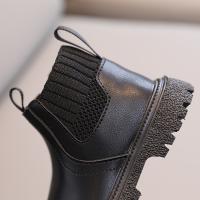 Botas De Invierno Para Niños Y Niñas Estilo Británico Con Cierre De Cremallera Lateral Antideslizantes De Cuero Transpirables Talla True Fit - details 4