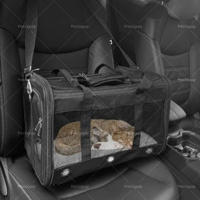 Bolsa para mascotas súper grande, nueva y transpirable al aire libre, estuche portátil para mascotas, gato, perro Bolsa plegable - details 4