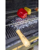 Parrilla extensible 10cm de acero zincado para barbacoa. Medida: 60x40cm. 2724 Sauvic - details 3