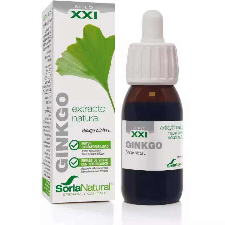 Soria Natural Extracto Ginkgo Biloba 50ml | Memoria Hipertensión Estrés - 1