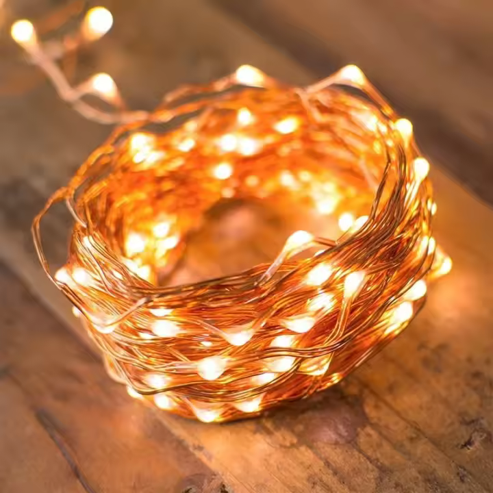 Cinta De Luces Solares LED 50M Para Jardín Exterior Impermeable Para Cumpleaños Patio Árbol Fiesta Camping Decoración De Navidad - 1