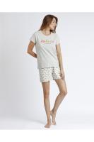 Pijama Mujer Verano 62089 Color Gris Admas - details 0