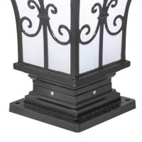 Lámpara De Pared Solar LED Retro Control Remoto Impermeable Para Jardín Decoración De Valla Puerta De Porche Luz Nocturna - details 7