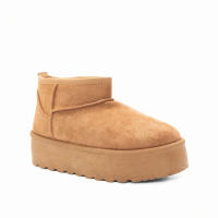 PuntoSalao Botas Australianas Puntosalao Plataforma Pelo Suave Mujer Camel - details 1