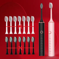 Cepillo De Dientes Eléctrico Sonic N100 Para Adultos Con Timer Y 6 Modos Cargador USB Recargable Set Con Cabezas De Repuesto - details 9