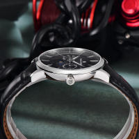 Reloj De Cuarzo Para Hombre PAGANI DESIGN 2025 Multifuncional 40MM Vidrio De Zafiro Resistente Al Agua 100M Fase Lunar Estilo Business - details 13