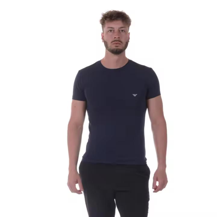 Camiseta Emporio Armani Cotton Man Azul 1110357 P512 135 - 1