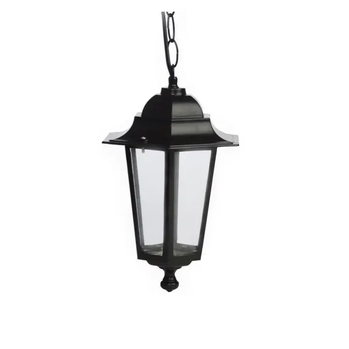Farol Colgante GSC Evolution para Jardín Exterior - Serie Alma Aluminio Negro - 1
