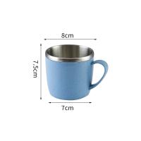 Vaso De Acero Inoxidable Para Bebidas Té Y Café Resistente Al Calor Y Caídas Vaso Pequeño Para Agua Elemento De Trigo De La Casa - details 6