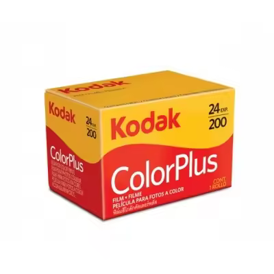 Carrete Kodak película analógica 200 ISO 135 de 24 exposiciones COLOR PLUS 200 FILM carrete 35mm - 1