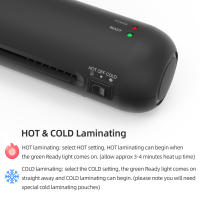 Máquina De Laminado De Escritorio A4 Con Cortadora De Papel Sistema De 2 Rodillos Calor Y Frío Ancho Máximo 9 Pulgadas - details 14