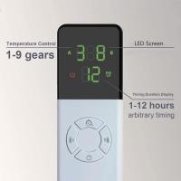 Manta eléctrica de franela 180x150cm con ajuste inteligente de temperatura, interruptor temporizador inteligente, control dual para dos personas - details 4