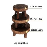Nueva Tabla De Plantas De Madera Soporte Para Maceta Base De Flor Estilo De Jardín Display De Flores Y Hierbas - details 6