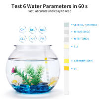 Pruebas De Calidad Del Agua Para Acuario 6 En 1 Prueba De Amoníaco Nitrato Nitrato pH Durabilidad Multi-Función Para Tanque De Peces - details 1